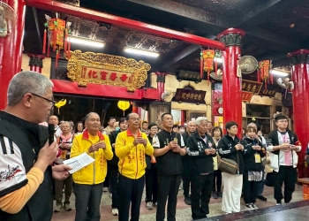 鐵路媽祖火車環台祈福遶境抵達花蓮　勝安宮盛大迎駕場面熱烈