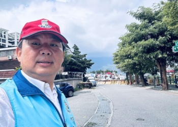 吉祥十二街跨橋施工　黃志源籲鄉親配合改道、減速慢行